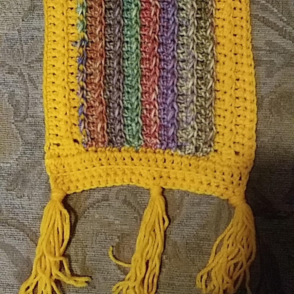 Handmade Colorful Scarf - Picture 7 of 8